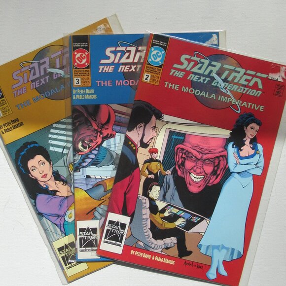 3 Star Trek the Next Generation, comic books, Issues 2, 3, 4, Vintage , DC - Picture 10 of 10